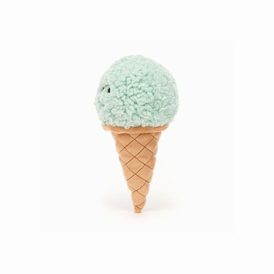 Jellycat Irresistible Ice Cream Mint New Zealand | ROXIY1340